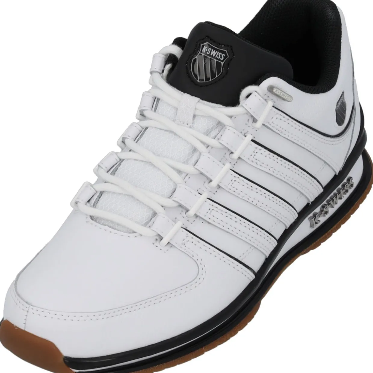 K-Swiss Rinzler 01235, Sneakers Low, Herren, Weiß/Schwarz