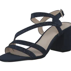 La Strada 2201015, Plateau-Sandaletten, Damen, blau