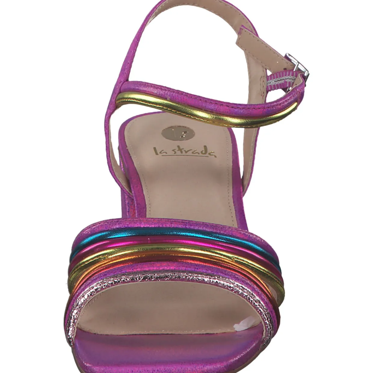 La Strada 2200753, Plateau-Sandaletten, Damen, fuchsia/orange