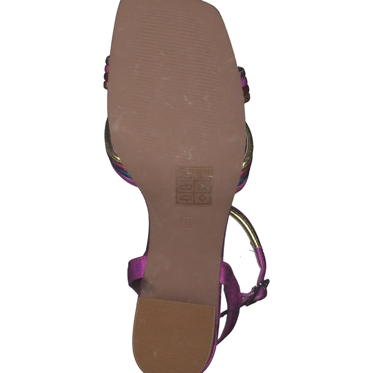 La Strada 2200753, Plateau-Sandaletten, Damen, fuchsia/orange