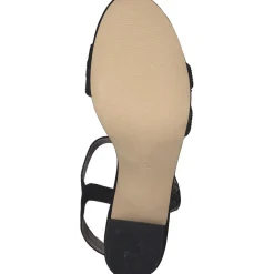 La Strada 2201015, Plateau-Sandaletten, Damen, black micro + stone