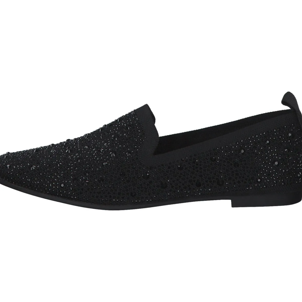 La Strada 2031004, Slipper, Damen, black knitted