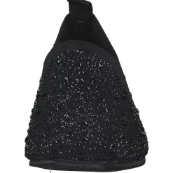 La Strada 2031004, Slipper, Damen, black knitted