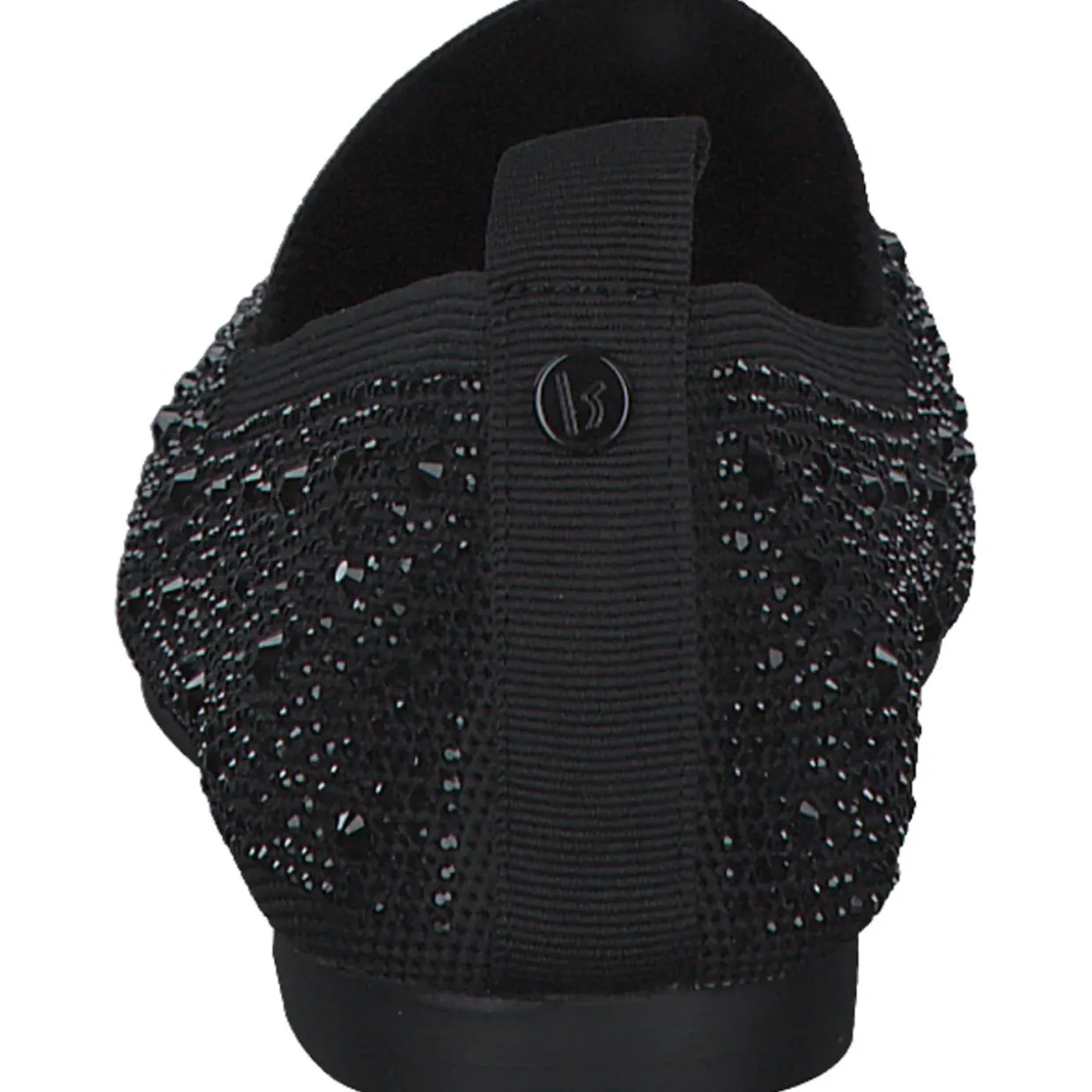 La Strada 2031004, Slipper, Damen, black knitted