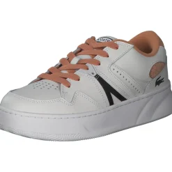 Lacoste L005 44SFA0048, Schnürschuhe, Damen, WHT / TAN