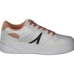 Lacoste L005 44SFA0048, Schnürschuhe, Damen, WHT / TAN