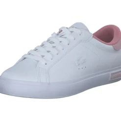Lacoste Powercourt 49SFA0085, Schnürschuhe, Damen, WHITE/PINK