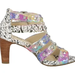 Laura Vita Albane 6324, Plateau-Sandaletten, Damen, Nuvola Velvet (Blau)