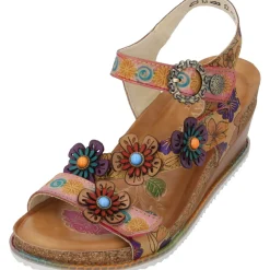 Laura Vita Bonito 524, Plateau-Sandaletten, Damen, Braun