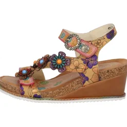 Laura Vita Bonito 524, Plateau-Sandaletten, Damen, Braun