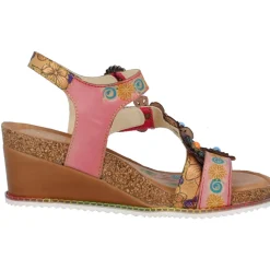 Laura Vita Bonito 524, Plateau-Sandaletten, Damen, Braun