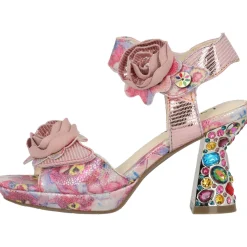 Laura Vita Hicao 624, Plateau-Sandaletten, Damen, Rosa