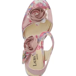 Laura Vita Hicao 624, Plateau-Sandaletten, Damen, Rosa