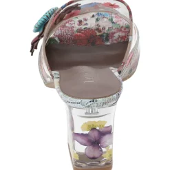 Laura Vita Luciao 16, Plateau-Pantoletten, Damen, Grau