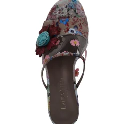 Laura Vita Luciao 16, Plateau-Pantoletten, Damen, Grau