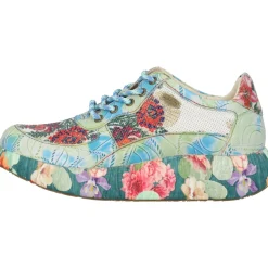 Laura Vita Nikito 02, Schnürschuhe, Damen, Mehrfarbig/Blau