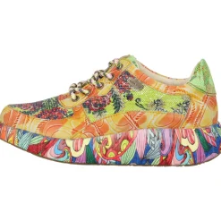 Laura Vita Nikito 02, Schnürschuhe, Damen, Mehrfarbig/Gelb