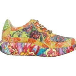 Laura Vita Nikito 02, Schnürschuhe, Damen, Mehrfarbig/Gelb