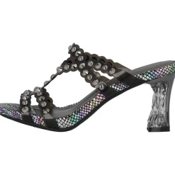 Laura Vita Nino 06, Plateau-Pantoletten, Damen, Schwarz/Grau