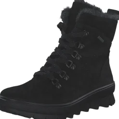 Legero 2-000530-0000 NOVARA, Schnürstiefel, Damen, schwarz (schwarz)