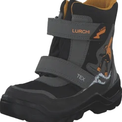 Lurchi 63L1033013, Winterstiefel, Kinder, black-yellow