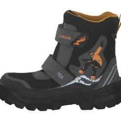 Lurchi 63L1033013, Winterstiefel, Kinder, black-yellow