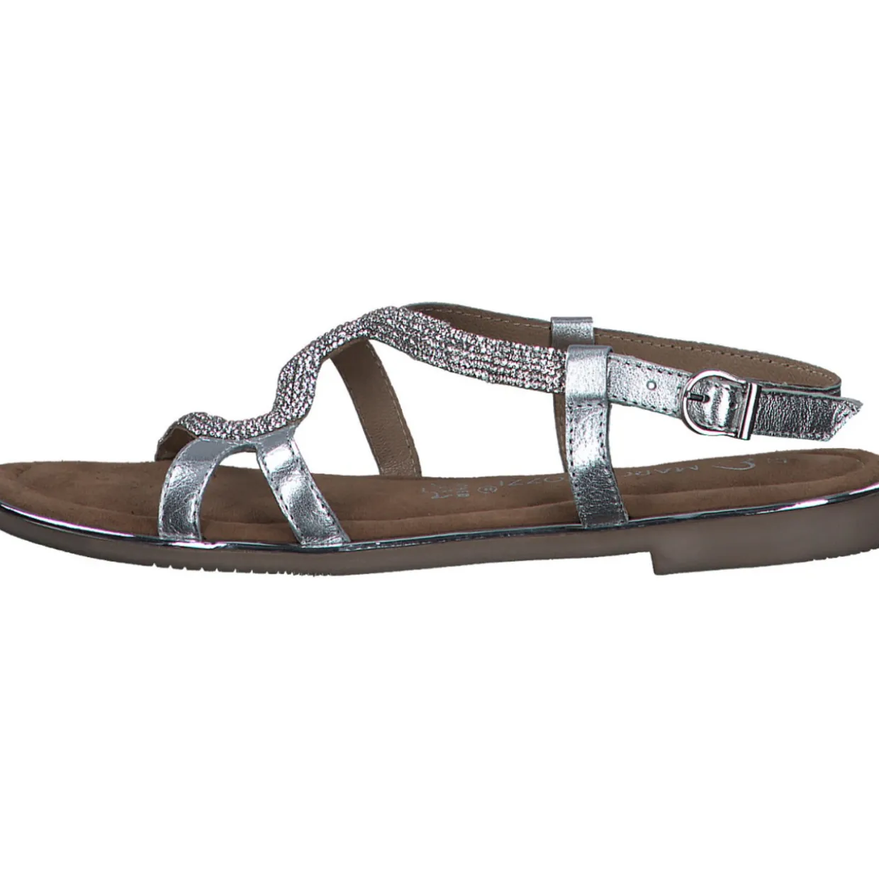 Marco Tozzi 28143, Keilsandaletten, Damen, SILVER COMB