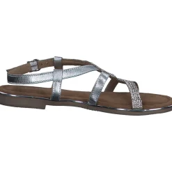 Marco Tozzi 28143, Keilsandaletten, Damen, SILVER COMB