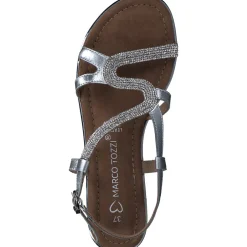 Marco Tozzi 28143, Keilsandaletten, Damen, SILVER COMB