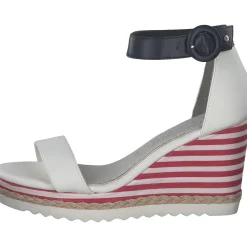 Marco Tozzi 88703, Klassische Pumps, Damen, Weiß/Blau