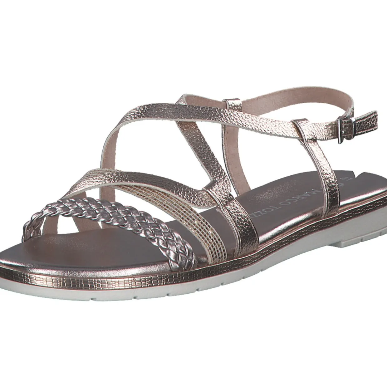 Marco Tozzi 2-28616-42/532 M2861642, Keilsandaletten, Damen, ROSE MET. COMB