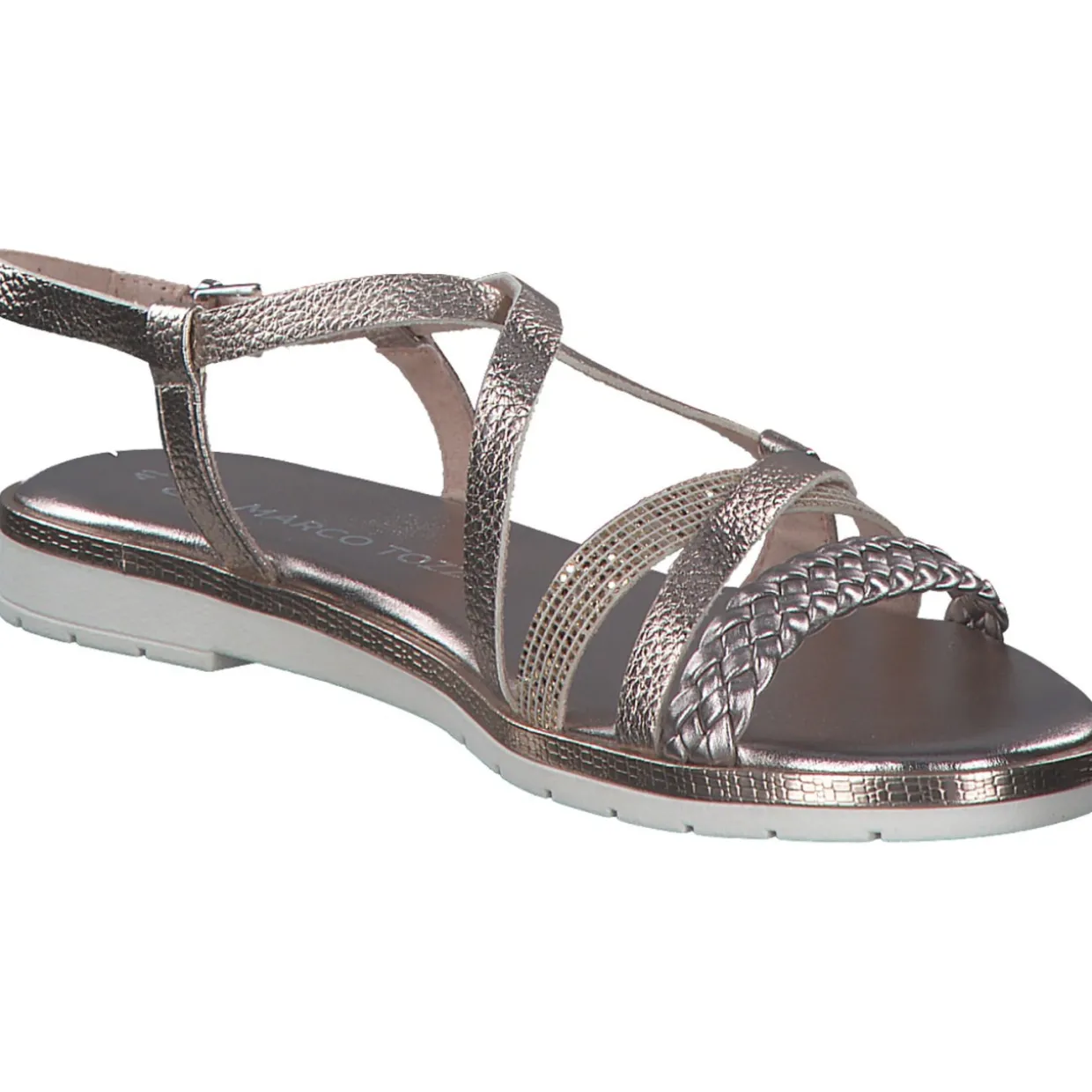 Marco Tozzi 2-28616-42/532 M2861642, Keilsandaletten, Damen, ROSE MET. COMB