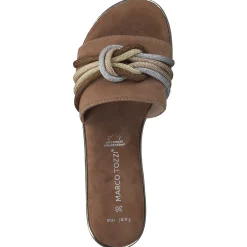 Marco Tozzi 27117, Pantoletten, Damen, cognac comb