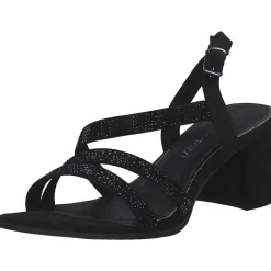 Marco Tozzi 28343, Plateau-Sandaletten, Damen, black