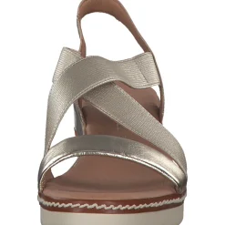 Marco Tozzi 28721, Plateau-Sandaletten, Damen, gold
