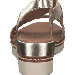 Marco Tozzi 28721, Plateau-Sandaletten, Damen, gold
