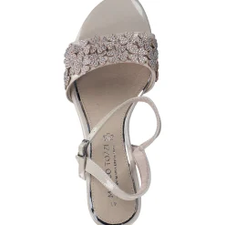 Marco Tozzi 88300, Plateau-Sandaletten, Damen, Beige (Powder)