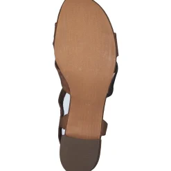 Marco Tozzi 28040, Plateau-Sandaletten, Damen, Braun