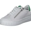 Marco Tozzi 23764, Schnürschuhe, Damen, WHITE/GREEN