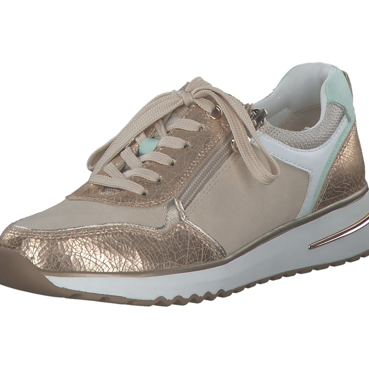 Marco Tozzi 23770, Schnürschuhe, Damen, GOLD COMB