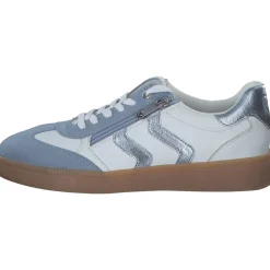 Marco Tozzi 23739-44, Schnürschuhe, Damen, WHITE/LT.BLUE COMB