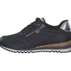 Marco Tozzi 23782, Schnürschuhe, Damen, BLACK/GUN MTL