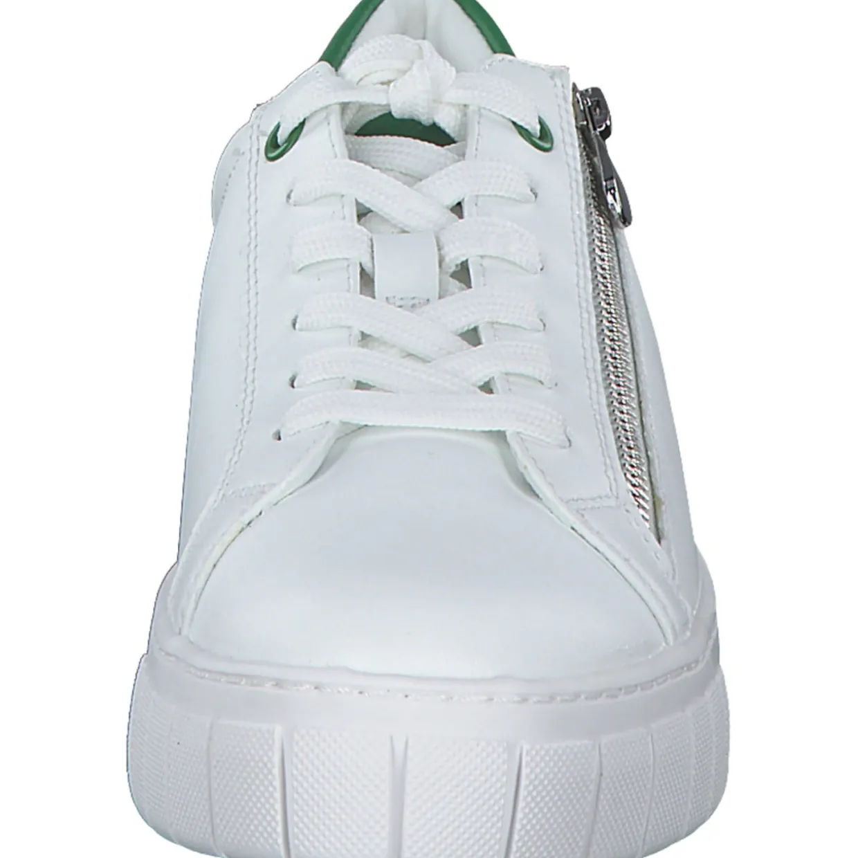 Marco Tozzi 23764, Schnürschuhe, Damen, WHITE/GREEN