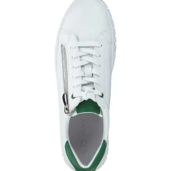 Marco Tozzi 23764, Schnürschuhe, Damen, WHITE/GREEN