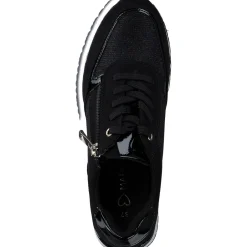 Marco Tozzi 23749, Schnürschuhe, Damen, BLACK COMB