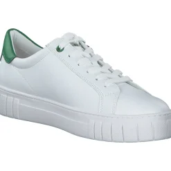 Marco Tozzi 23764, Schnürschuhe, Damen, WHITE/GREEN