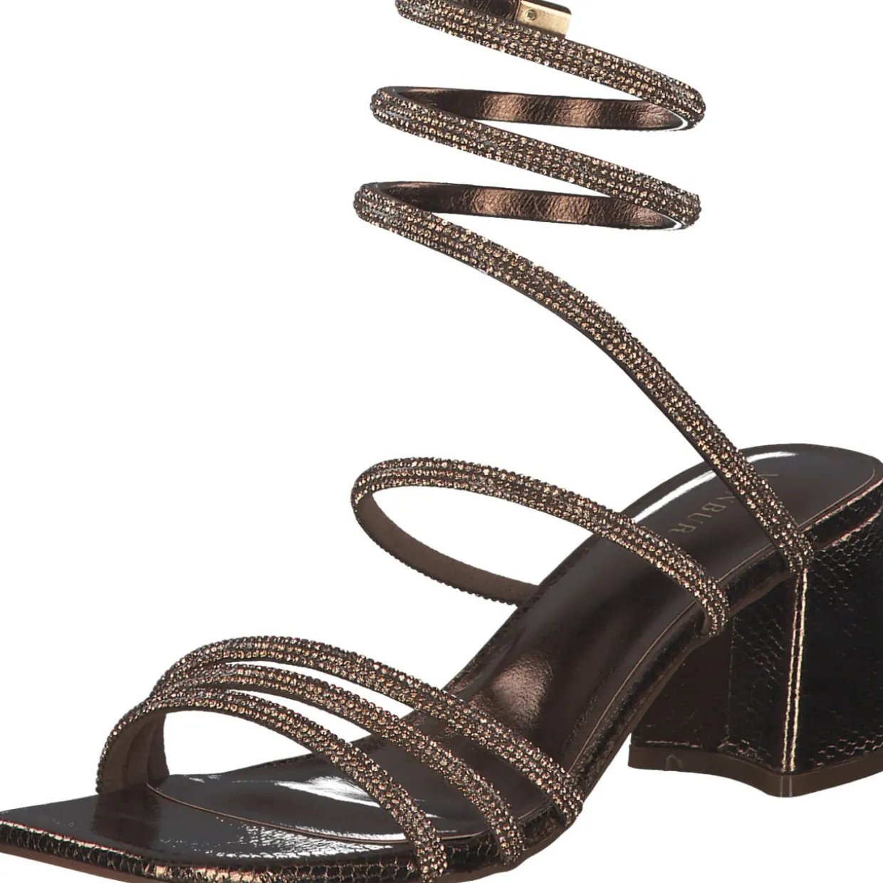 Menbur 23790, Plateau-Sandaletten, Damen, bronze