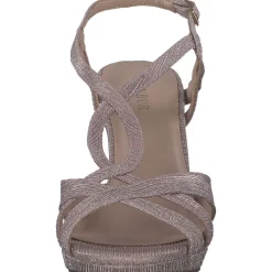 Menbur 24195, Plateau-Sandaletten, Damen, pale rose