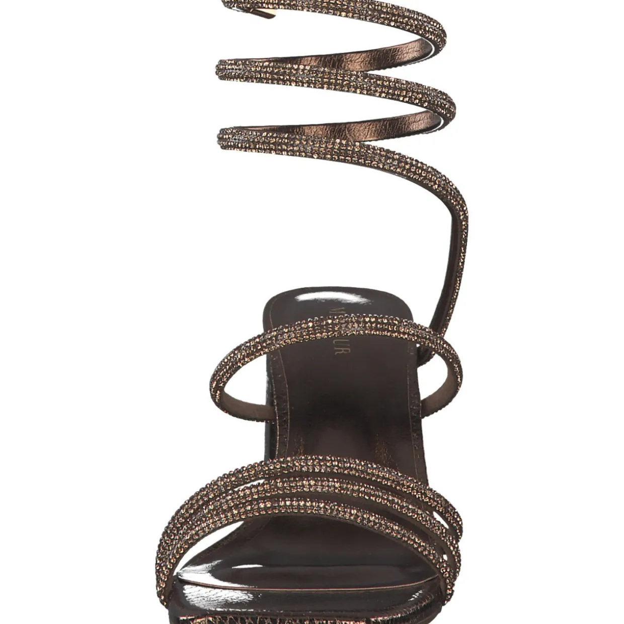 Menbur 23790, Plateau-Sandaletten, Damen, bronze