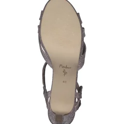 Menbur 24195, Plateau-Sandaletten, Damen, pale rose